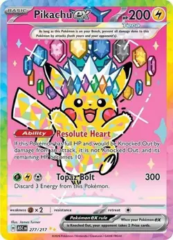 Pikachu EX Ascended Heroes SIR Special Illustration Rare Pokemon 277/217 ⚡ - Image 1