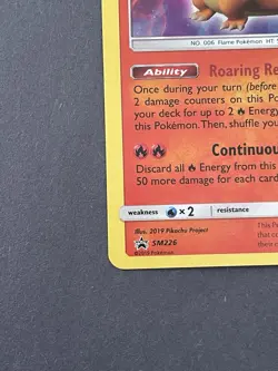 Pokemon TCG Charizard SM226 SM Promo Holo English 2019 Pikachu Project - Image 4