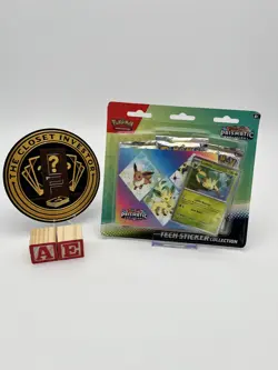 Pokemon Prismatic Evolutions Tech Sticker Collection - Leafeon - Sealed AE - Image 1