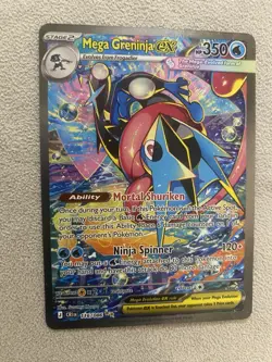 Mega Greninja ex SIR 116/086 Chaos Rising Special Illustration Rare Pokemon TCG - Image 1