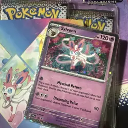 Pokemon Scarlet & Violet Prismatic Evolutions Tech Sticker Collection Sylveon - Image 5