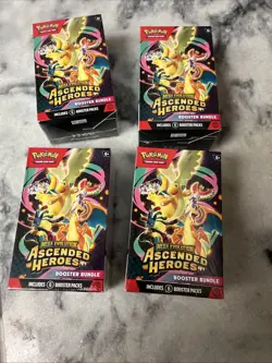 Pokemon Mega Evolution Ascended Heroes Booster Bundle X4 New Sealed IN HAND - Image 2