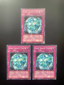 Yugioh Spell Shield Type-8 SD4-EN031 Common 1st Edition MP - Image 1