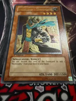 Yugioh Gravekeeper's Commandant (UTR) FOTB-EN015 Ultimate Rare 1st Edition NM - Image 1