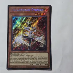 yugioh secret rare #BLGG-EN017 Tellarknight Cygnian - Image 1