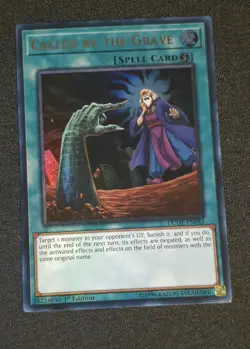 Yugioh Called by the Grave DUDE-EN044 Duel Devastator 1st Edition Ultra Rare NM - Image 1