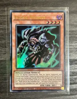 Yu-Gi-Oh! Exodia Necross LART-EN072 Ultra Rare Lost Art NM - Image 1