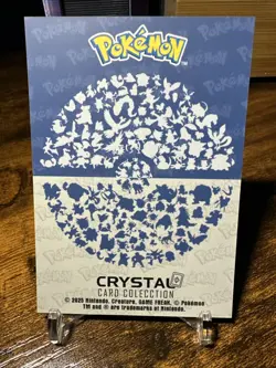 2025 Pokemon Crystal Card Collection Black Dark Edition #036 Clefable Holo - Image 3