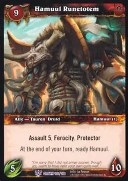 World of Warcraft TCG Hamuul Runetotem - Crown of the Heavens 108/198 - Image 1