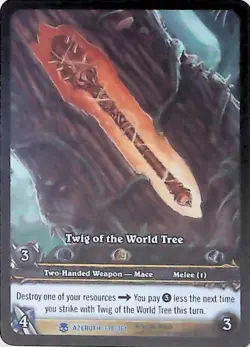 World of Warcraft TCG Twig Of The World Tree (Extended Art) - Heroes of Azeroth - Image 1