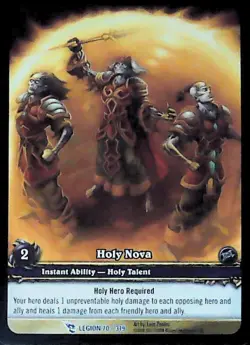 World of Warcraft TCG Holy Nova (Extended Art) - March of the Legion 70/319 - Image 1