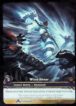 World of Warcraft TCG Wind Shear (Extended Art) - Scourgewar 94/270 - Image 1