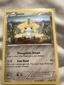 Pokemon TCG Jirachi XY195 Black Star Promo Cosmos Holo Card - Image 1