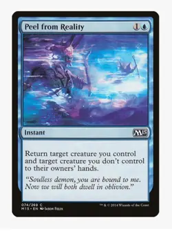 MTG Peel from Reality #74 M15 Near Mint NM Magic Card - Image 1