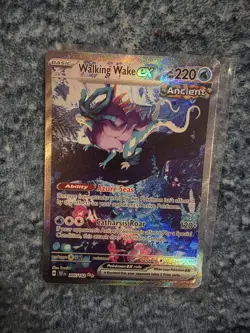 Walking Wake ex 205/162 Temporal Forces Full Art SIR Holo Pokemon Card NM - Image 3