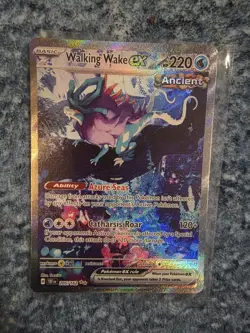 Walking Wake ex 205/162 Temporal Forces Full Art SIR Holo Pokemon Card NM - Image 5
