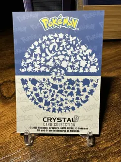 2025 Pokemon Crystal Card Collection Black Dark Edition #140 Kabuto Holo - Image 3
