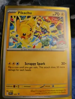 Pikachu Promo 2025 World Championships SVP EN 225 Pokemon Card Worlds - Image 1