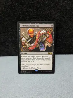Scheming Symmetry Core Set 2020 / M20 PLD Black Rare MAGIC MTG CARD ABUGames - Image 1