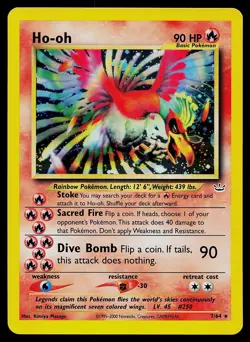 Pokemon Card - Ho-oh Neo Revelation 7/64 Holo Rare - Image 1