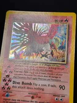 Pokemon Card - Ho-oh Neo Revelation 7/64 Holo Rare - Image 3