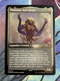 MTG 2023 Commander Masters: Zhulodok, Void Gorger (Thick Stock Display Card) - Image 1