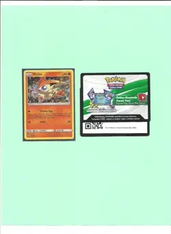 Pokemon VICTINI BLACK STAR PROMO HOLO Card SM225 & VICTINI CODE NEW UNUSED - Image 2