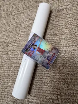 One Piece Monkey.D.Luffy College Basketball US Voyage Promo Card with Poster - Image 2