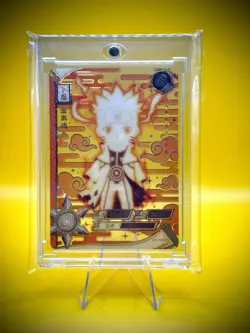 Naruto Kayou Triple Gem Rare Naruto Transparent Chibi Card - Image 1