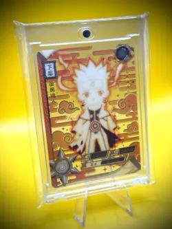 Naruto Kayou Triple Gem Rare Naruto Transparent Chibi Card - Image 3