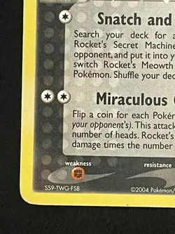 🔥 Pokemon TCG: 2004 Vintage Rocket’s Meowth 46/109 Team Rocket Returns EX 🔥 - Image 5