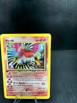 The Pokemon Company Ho-Oh Neo Revelation Holo Rare 1st Ed 07/64 90 HP English - Image 5