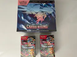Pokemon TCG - Chaos Rising set of 1 Elite Trainer Box & 2 Booster Bundles - Image 1