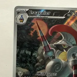 Pokemon TCG - Escavalier Illustration Rare - 138/086 - SV: Black Bolt - NM - Image 2
