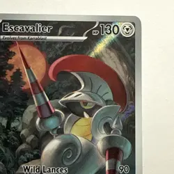 Pokemon TCG - Escavalier Illustration Rare - 138/086 - SV: Black Bolt - NM - Image 3