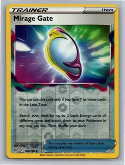 Mirage Gate 163/196 Uncommon Lost Origin Pokemon Reverse Holo Near Mint - Image 1