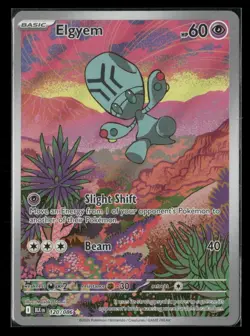Elgyem 120/086 Holo Illustration Rare Black Bolt NM/M Pokemon - Image 1