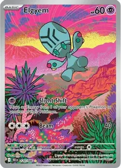 Elgyem 120/086 Holo Illustration Rare Black Bolt NM/M Pokemon - Image 4