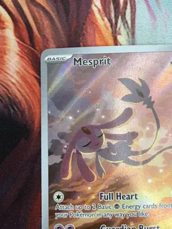 Pokemon Mesprit 204/191 Sv08 Surging Sparks Illustration Rare Holo 70 HP Eng - Image 3