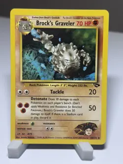 Pokemon Gym Challenge Brock’s Graveler 34/132 - Image 1