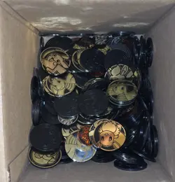 POKEMON TCG Huge Lot Of Over 500 Official Plastic Coins (.30 Cents/ Coin) - Image 2