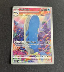 Wailord 162/159 SV09 Journey Together Illustration Rare Full Art Holo 240 HP - Image 2