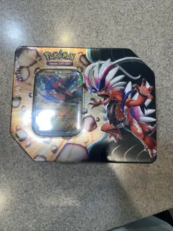 Pokemon TCG Shining Legends Tin Box Koraidon Zacian Booster Promo English - Image 1