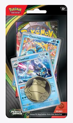 Perfect Order Single Pack Blister Clawitzer x1 Pokemon TCG (Factory Sealed) - Image 1