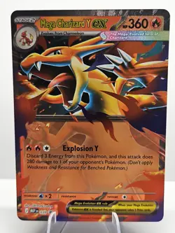 Mega Charizard Y ex 030 Holo P ME: Mega Evolution Promo Pokemon NM/M - Image 1