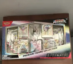 Pokemon TCG Prismatic Evolutions Premium Figure Collection Box 11 Packs 2025 - Image 1