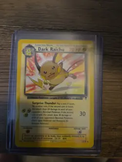 WOTC Pokemon Dark Raichu Legendary Non Holo Rare 7/110 70 HP English - Image 1