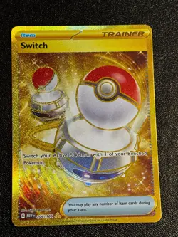 Pokemon TCG Switch 206/165 SV: Scarlet & Violet 151 Hyper Rare NM - Image 1