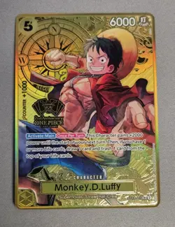 2025 One Piece TCG Monkey.D.Luffy ST13-015 2nd Anniversary ENGLISH NM - Image 1