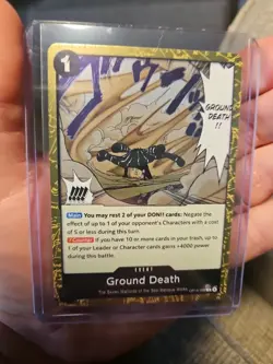 Ground Death R OP14-096 The Azure Sea's Seven Foil One Piece - Image 1